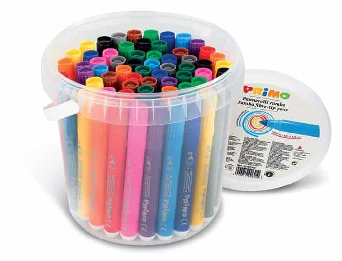 Fixy PRIMO JUMBO, hrot 7,6mm, 60ks, kyblík