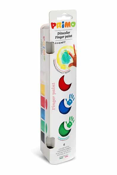 Prstové barvy PRIMO, 6 x 25ml