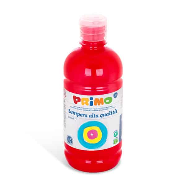 Temperová barva PRIMO, 500ml, šarlatově červená (č. barvy 380)