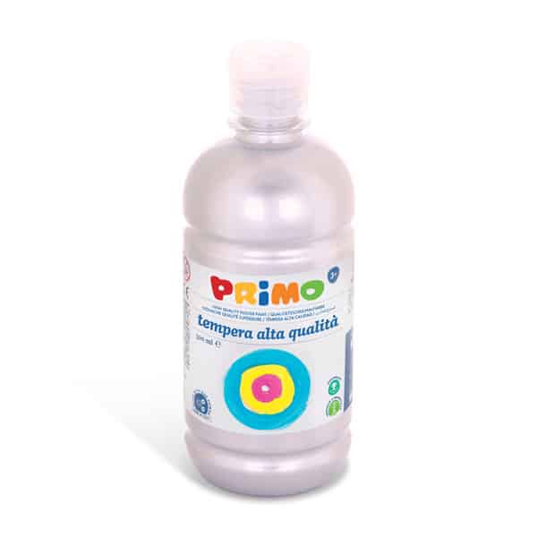 Temperová barva PRIMO, 500 ml, stříbrná (č. barvy 910)