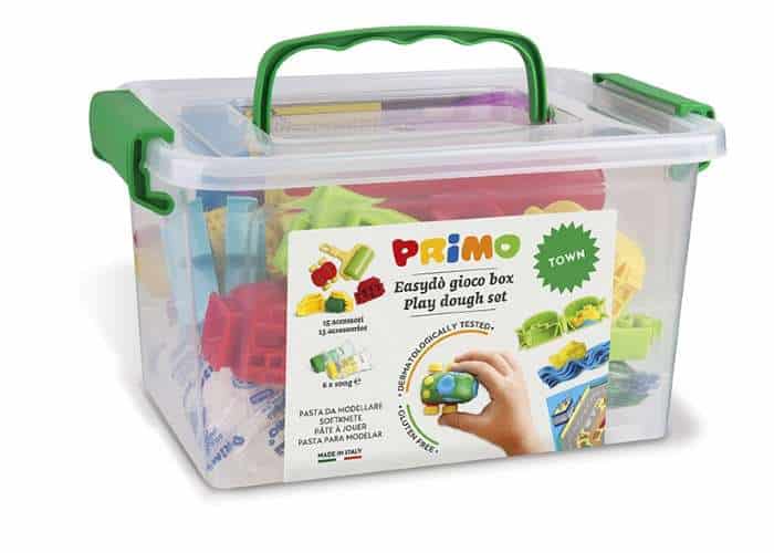 Sada mod. hmot PRIMO NATUR CITY, 6 x 100g + 13 pomůcek, PP box