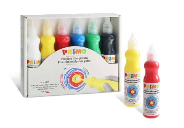 Temperové 3D barvy PRIMO BASIC, sada 6 x 75 ml, box