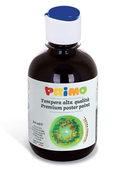 Temperová barva PRIMO, 300ml, černá (č. barvy 800)