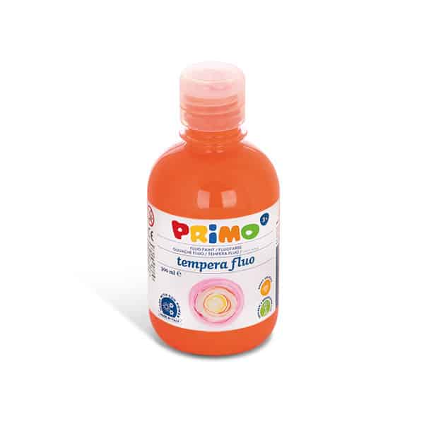 Temperová barva PRIMO FLUO, 300ml, oranžová (č. barvy 250)