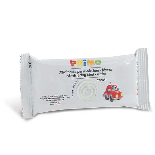 Samotvrdnoucí hmota PRIMO, 500g, bílá