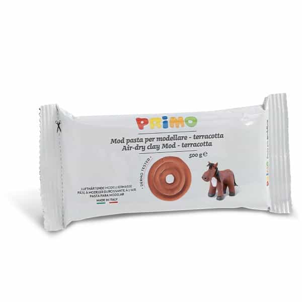 Samotvrdnoucí hmota PRIMO, 500g, terakota