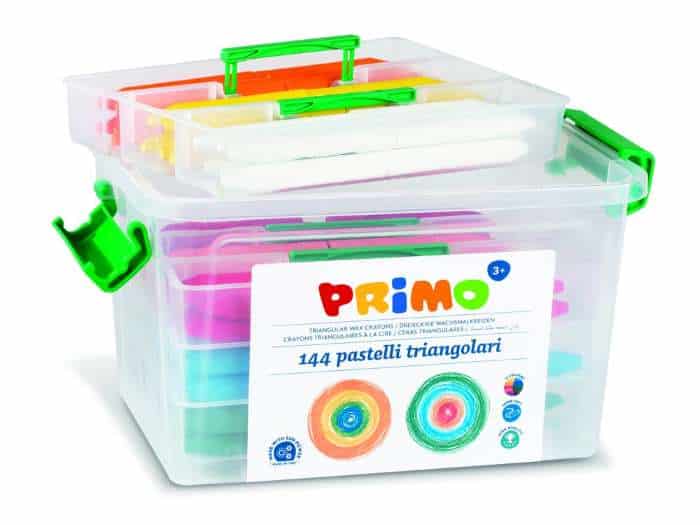 Trojboké voskovky PRIMO SUPERSOFT, 144ks, PP box