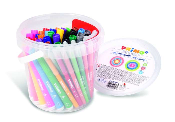 Fixy PRIMO, 72ks, (36ks - 2,5mm +36ks JUMBO - 7,6mm), 3x šablona