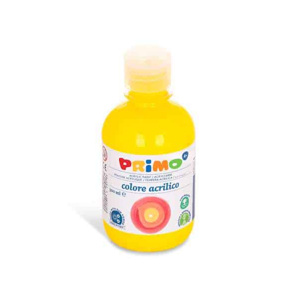 Akrylová barva PRIMO 300ml, žlutá (č. barvy 201)