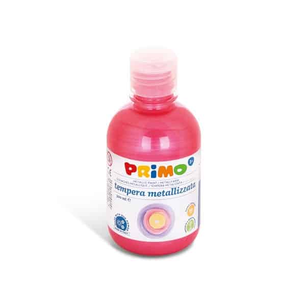 Temperová barva PRIMO METALLIC, 300ml, červená (č. barvy 300)