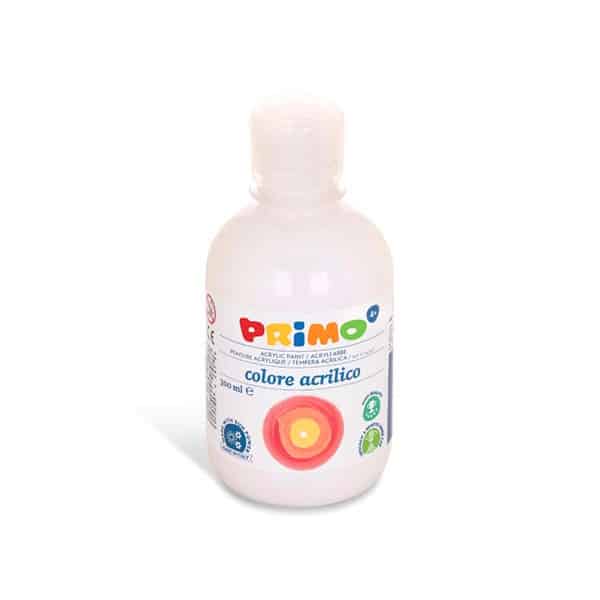 Akrylová barva PRIMO 300ml, bílá (č. barvy 100)