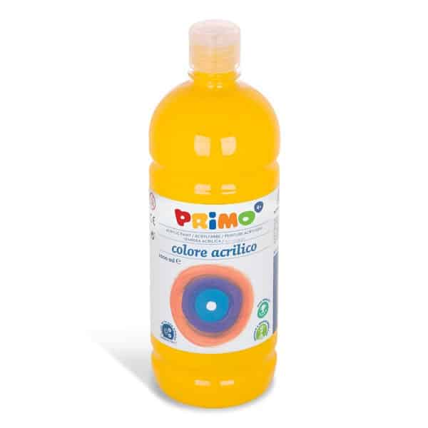 Akrylová barva PRIMO 1000ml, žlutá (č. barvy 201)
