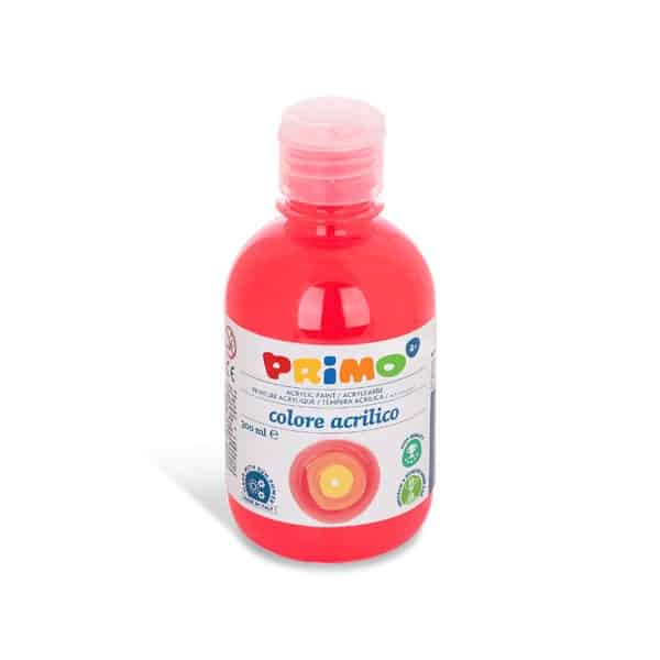 Akrylová barva PRIMO 300 ml, FLUO, oranžová (č. barvy 250)