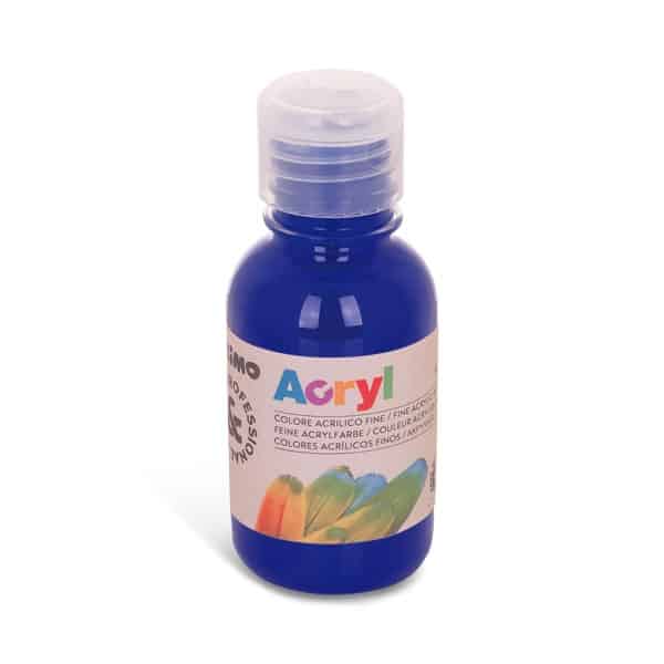 Akrylová barva PRIMO 125 ml, tm. modrá (č. barvy 521)