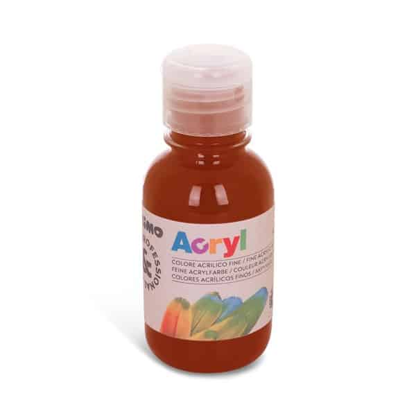 Akrylová barva PRIMO 125 ml, hnědá siena pálená (č. barvy 730)