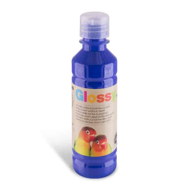 Lesklá akrylová barva PRIMO 250ml, modrá