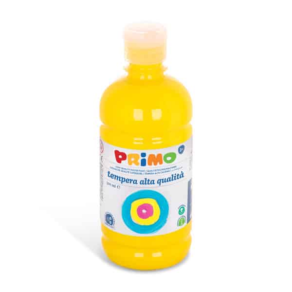 Temperová barva PRIMO, 500 ml, citronově žlutá (č. barvy 211)